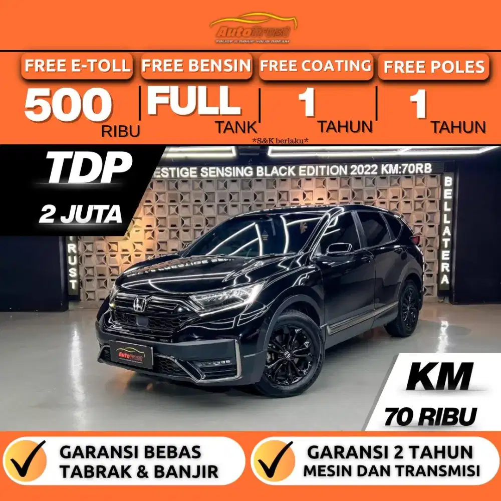 CASH 445 JUTA | HONDA CRV 1.5 TURBO PRESTIGE BLACK EDITION CVT 2022