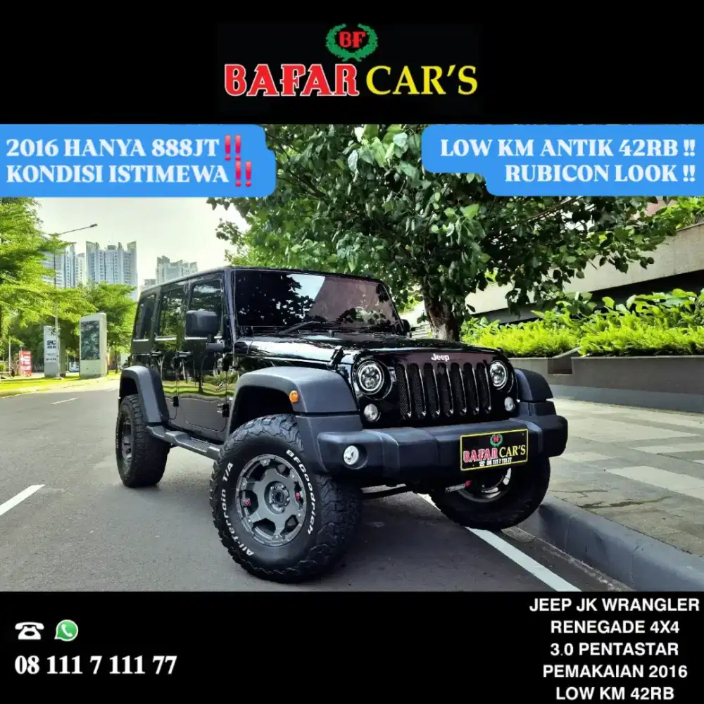 Jeep Wrangler Rubicon JK Renegade 2015 2016