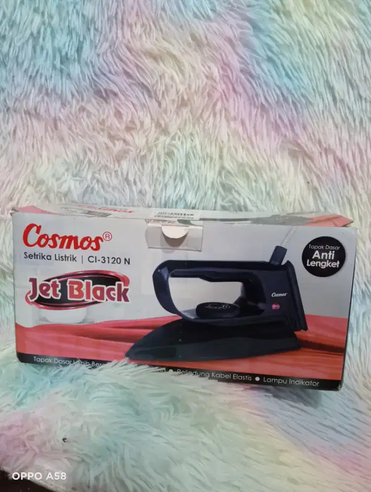 Prelove Setrika  Listrik Cosmos JetBlack C1-3120N