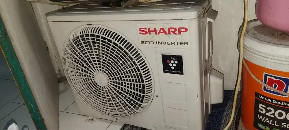 Sharp inverter kondisi normal bongkaran pindah rumah