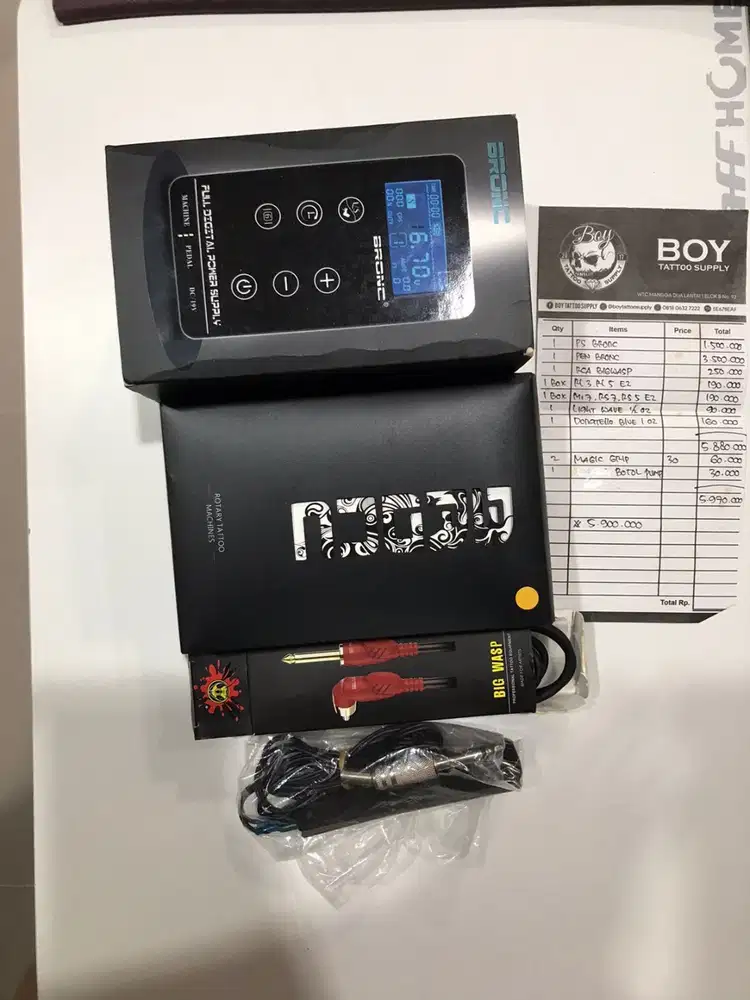 mesin tattoo bronc