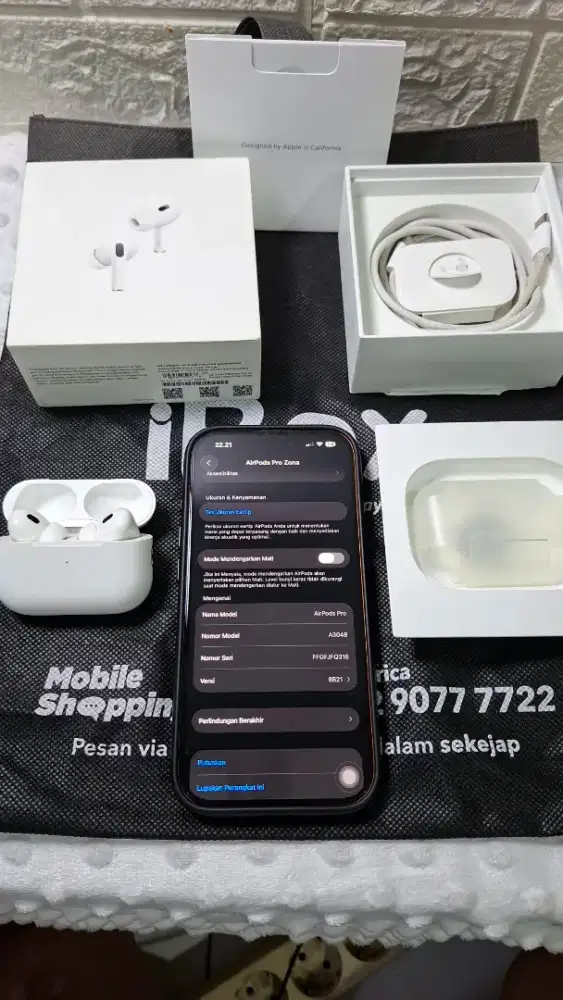 Airpods pro 2 type C ex ibox mulusss fullset
