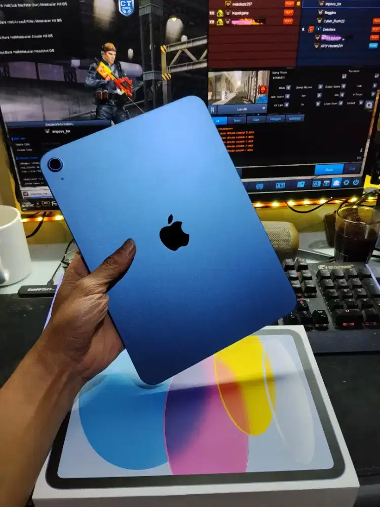Ipad gen 11 128gb Chipset A16 fullset siap pakai kondisi mulus banget