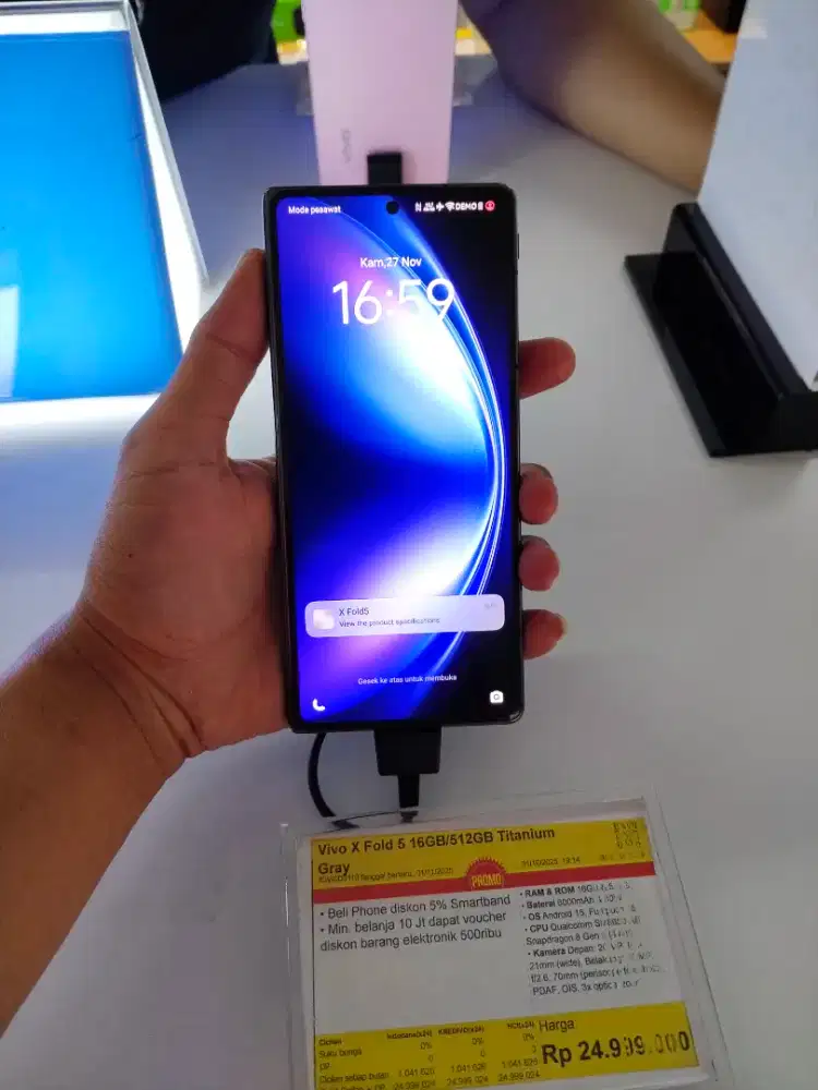 Vivo Flod 5 promo free 2x cicilan