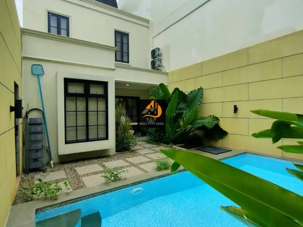 T81.Rumah Mewah American Classic Dlm Komp Cempaka Putih jakarta Pusat