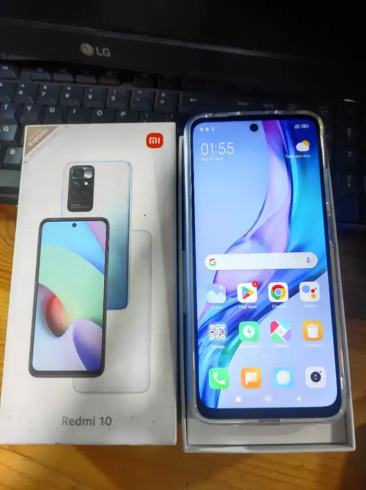 REDMI 10 RAM 6+2/128 ORI FULLSET