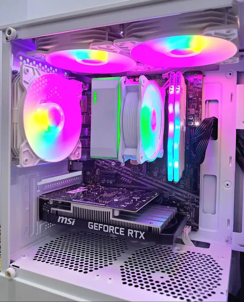 Gaming PC Ryzen 5 3600 6 Core 12CPU RTX 3050 8GB DDR4 NVMe Grafis Rend