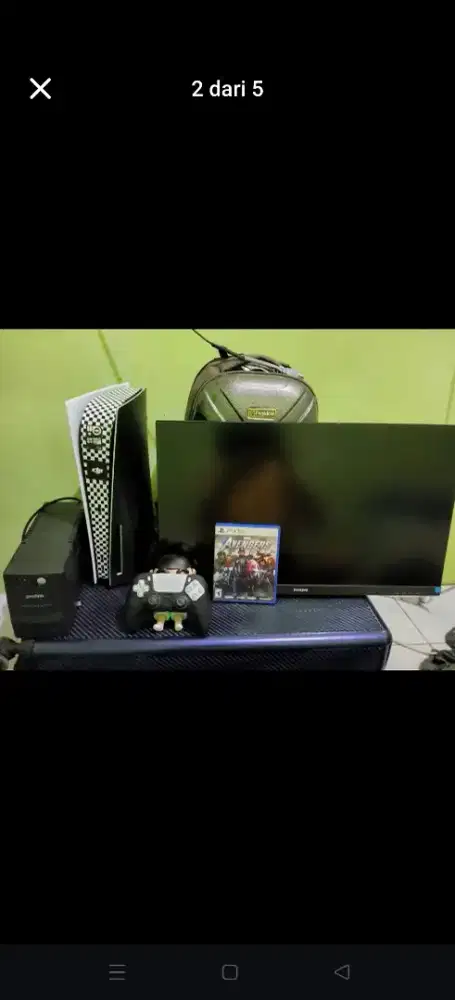 PlayStation 5 dan Monitor 4K Philips 27inch