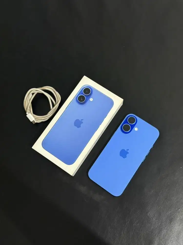 Iphone 16 128 resmi indonesia blue
