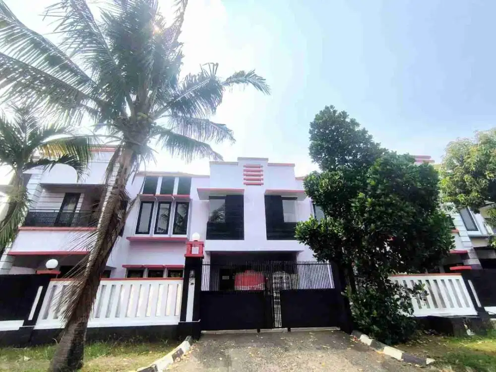 taman modren rumah 2 Lantai luas huk gandeng 2, cakung timur