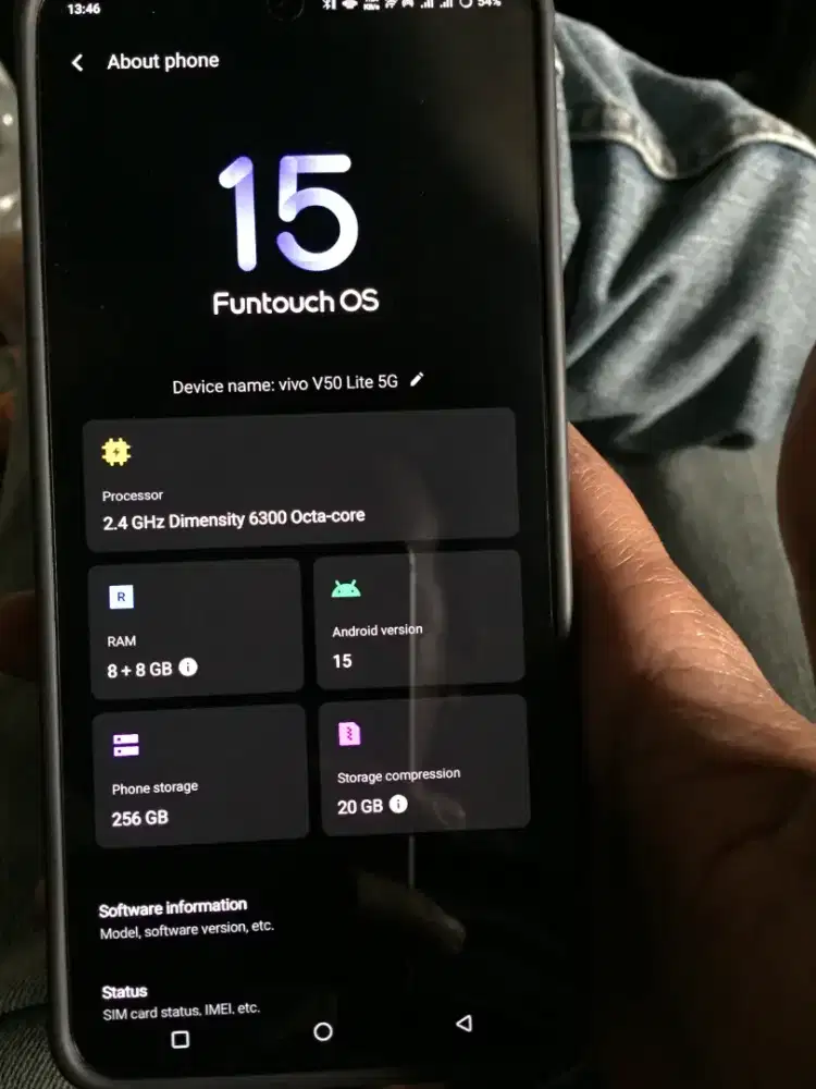 VIVO V50 LITE 5G 8/256
