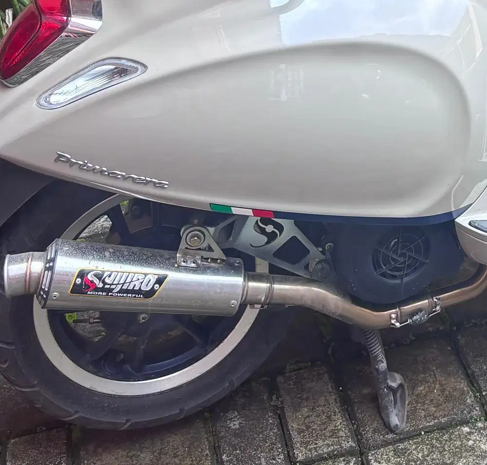 Shijiro M3 full system inlet 38 like new, pemakaian sebulanVespa Matic