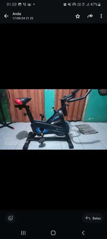 BG SPORT Sepeda Statis Spin Bike Model S290