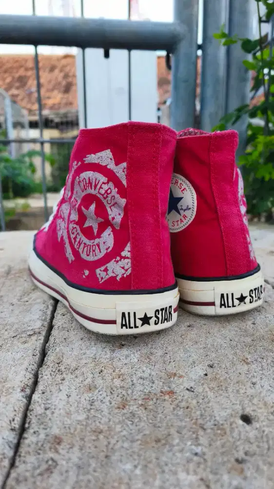 Sepatu Converse allstar Century red original Nike Adidas puma Vans