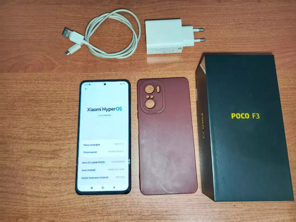 POCO F3 8/256GB fullset mulus 95%
