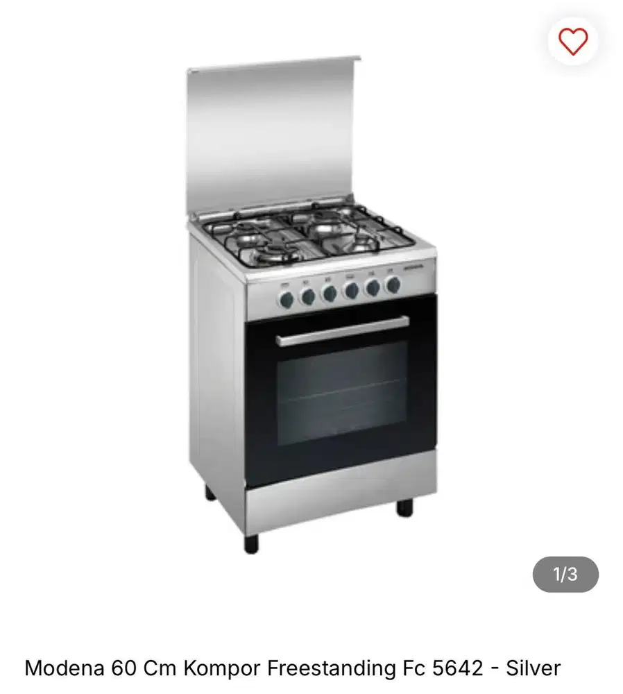 Modena Kompor free standing bisa cicilan syarat ktp