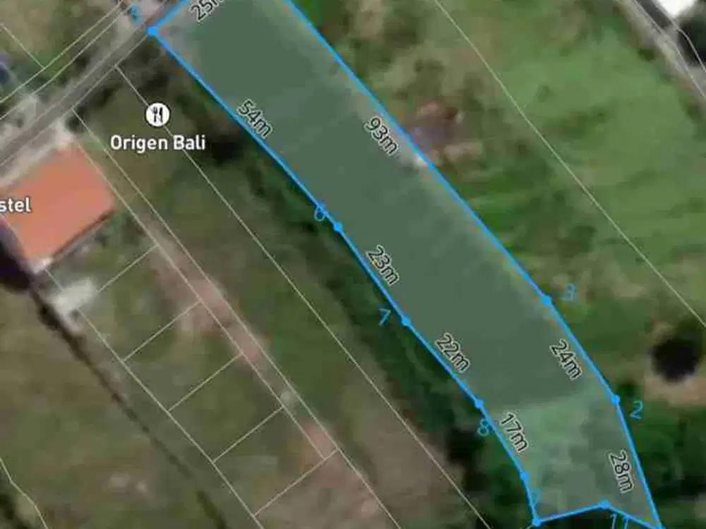 Tanah Komersil Langka 400m dari Pantai Pererenan Canggu