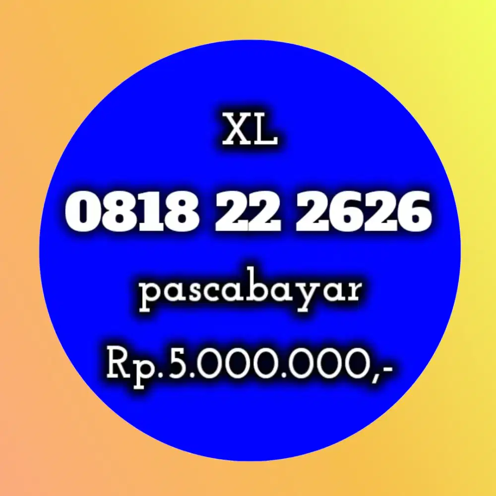 NOMOR CANTIK XL 2626