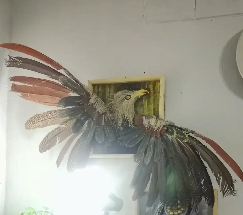 LUKISAN FUTURISTIK 3D RAJAWALI