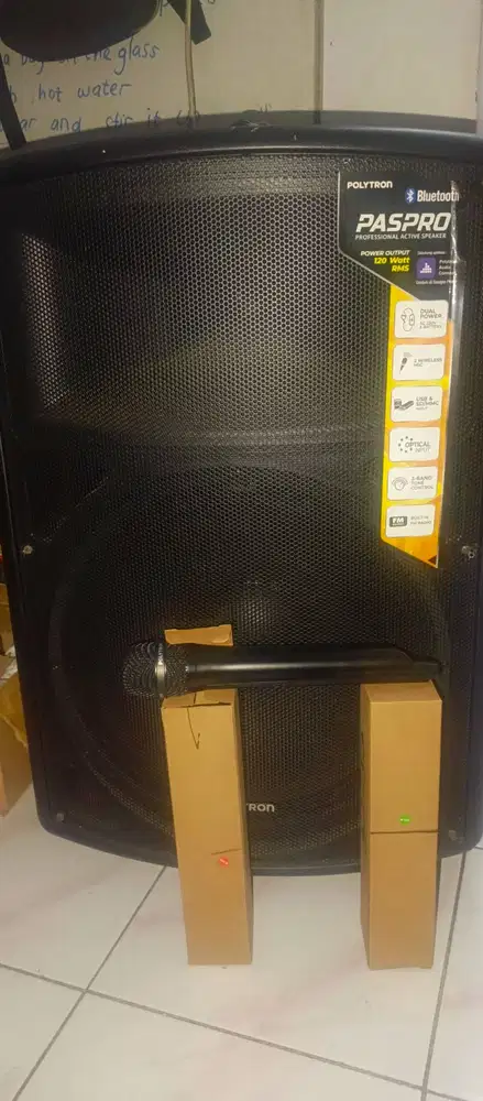 Dijual Speaker Aktive Polytron Passproo 15 inch, bluetooth mode,