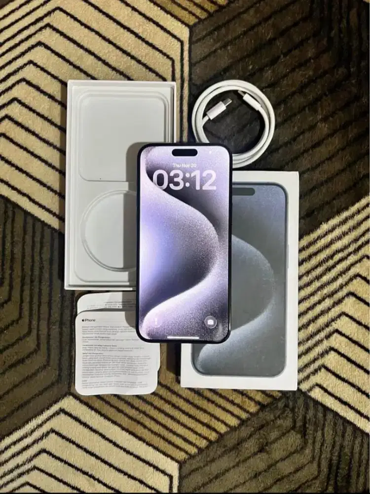 IPHONE 15 PROMAX 256GB ORIGINAL MULUS NOMINUS INTER ALL OPERATOR