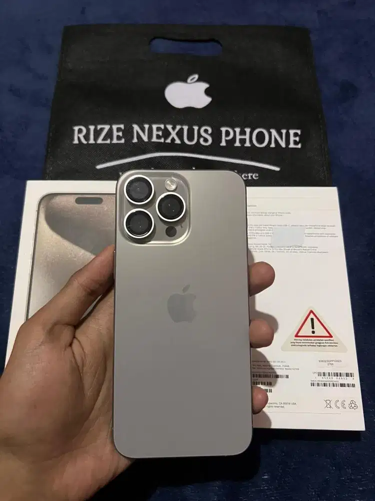 IPHONE 15 PROMAX 256GB IBOX NATURAL TITANIUM