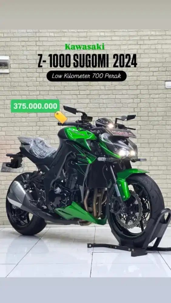 Odo 700 Super Istimewa!!Kawasaki Z1000 Sugomi 2024 N Asli-Mustika