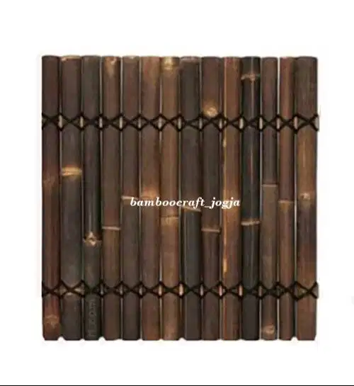 partisi penyekat bambu