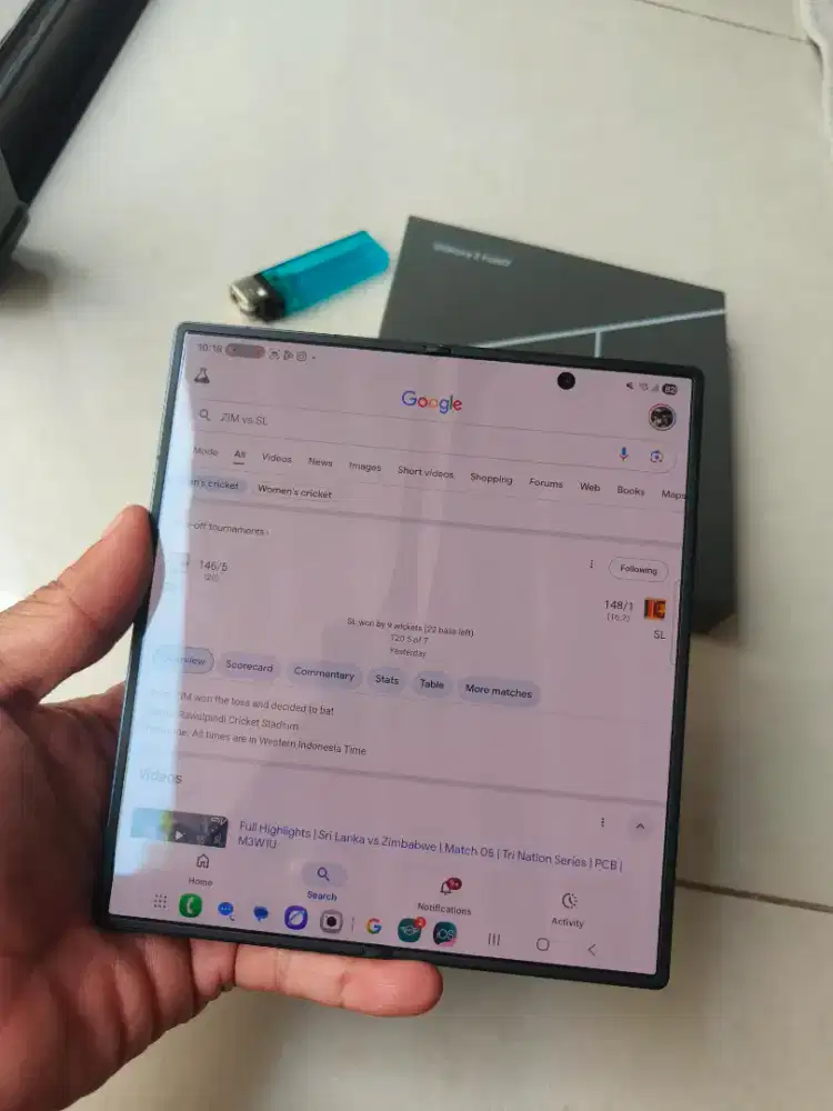Samsung z fold 7 512 GB black mulus fulset original garansi resmi sein