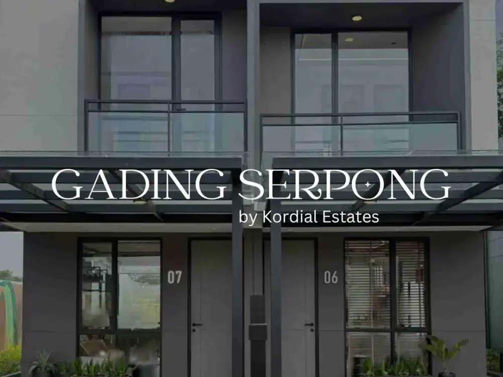 RUMAH DIJUAL DI GADING SERPONG LEGOK TANGERANG