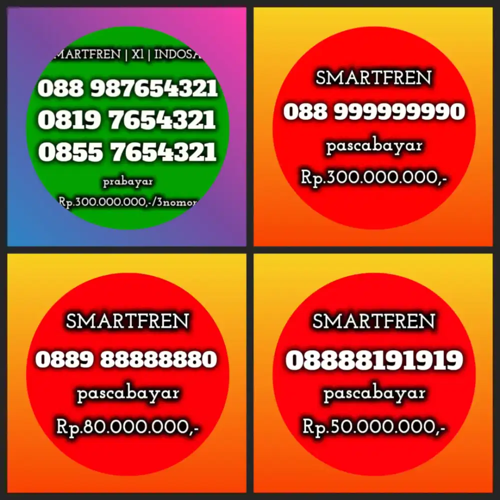 NOMOR CANTIK SMARTFREN