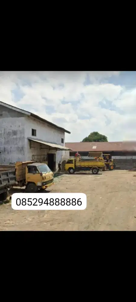 Dijual Tanah & Gudang Tengah Kota Pinggir Jalan Propinsi