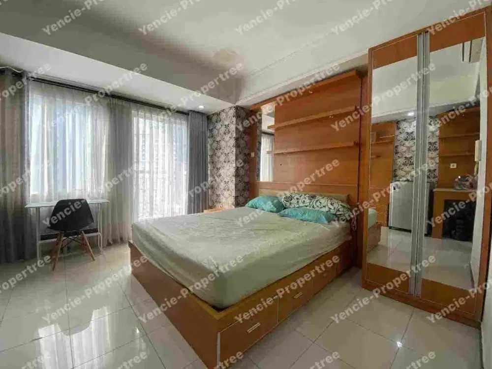 Disewakan bulanan tipe studio apartment royal mediterania garden residence