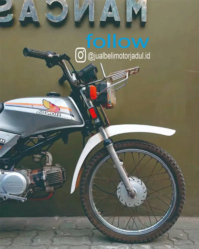 Honda Win 100 eks Dinas tinggal gas, surat bpkb saja