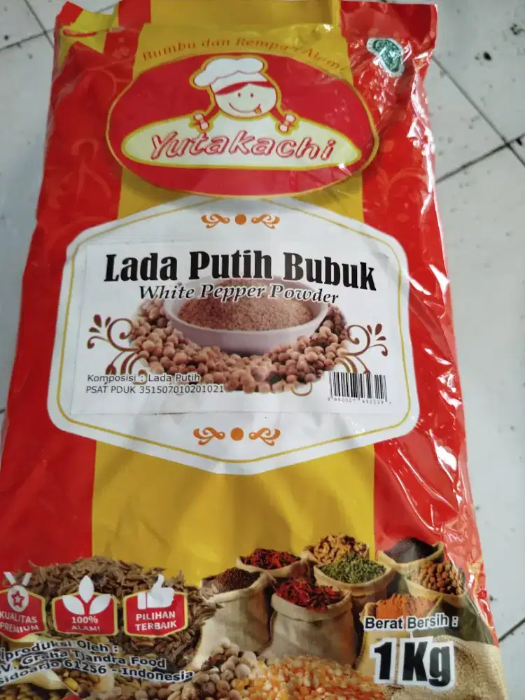 Lada putih bubuk 1 kg Yutakachi