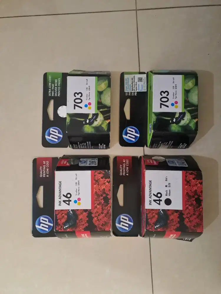 Tinta Printer HP 46 dan 603