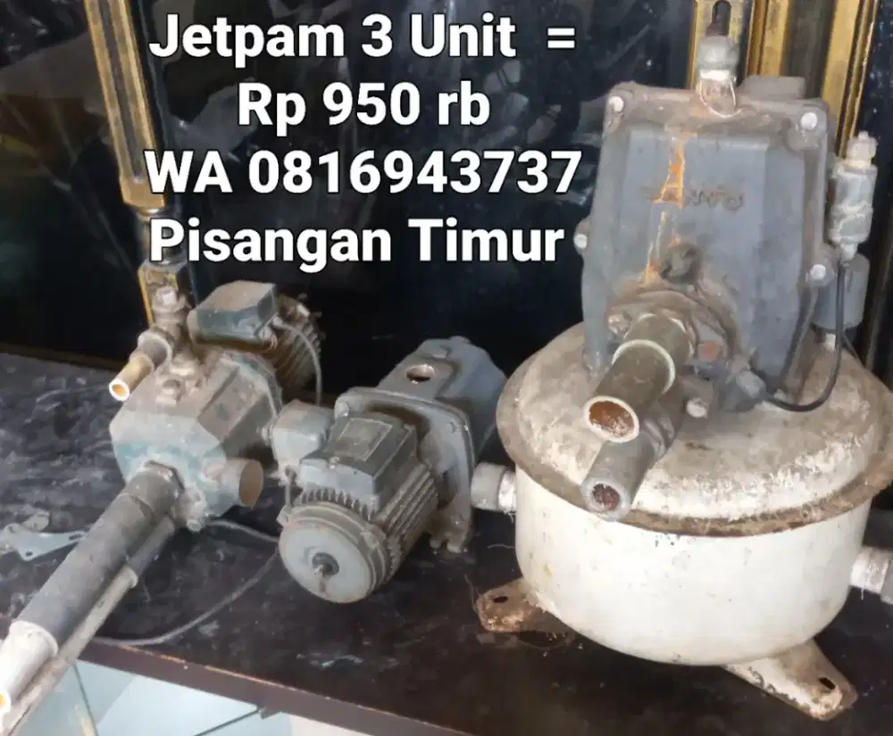 JETPAM second  normal  2 unit , semi Jetpam rusak