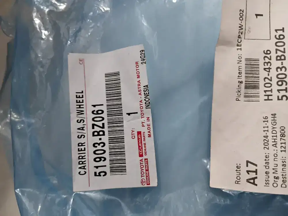 Gantungan ban serep avanza 2018