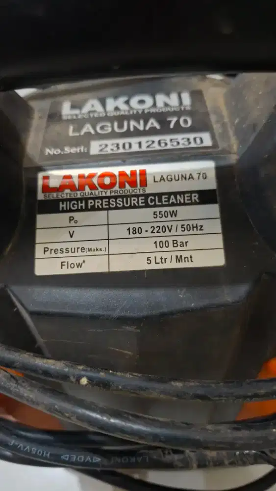 Mesin steam cuci motor mobil