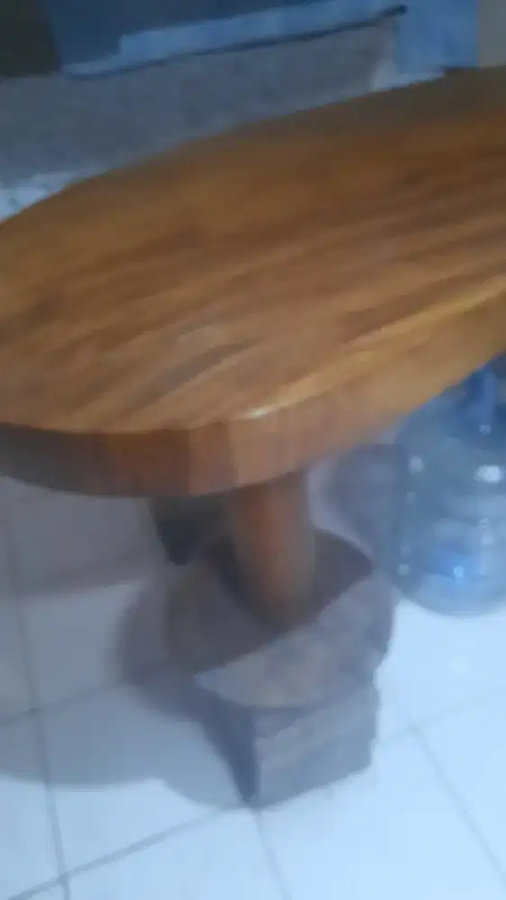 Meja Jati ANTIIIK tanpa sambungan tebal 90 cm panjang 2 meter lebih