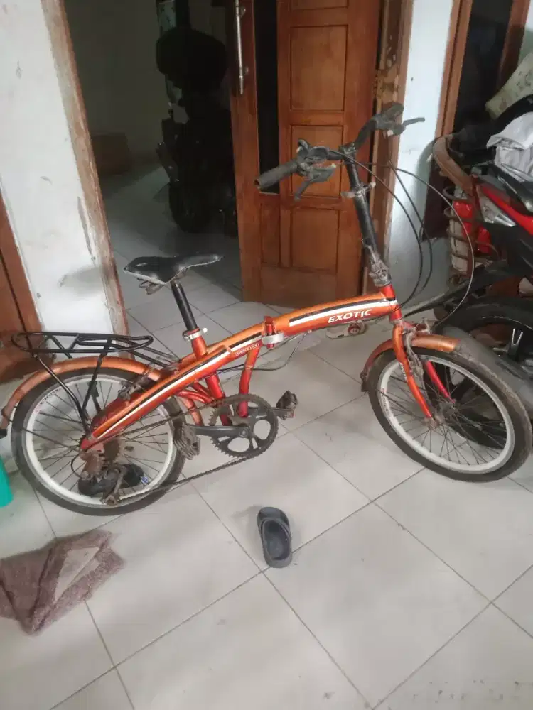 Sepeda lipat exotic U20 murah