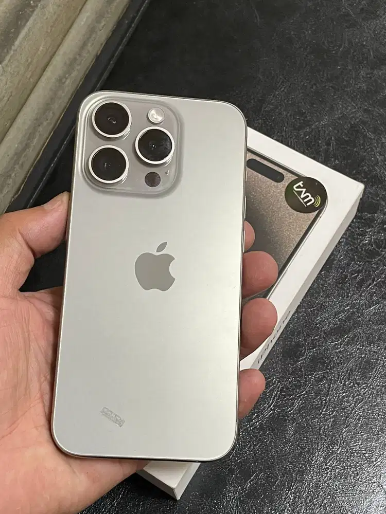 iPhone 15 Pro 256gb iBox Natural Titanium Fullset ORI