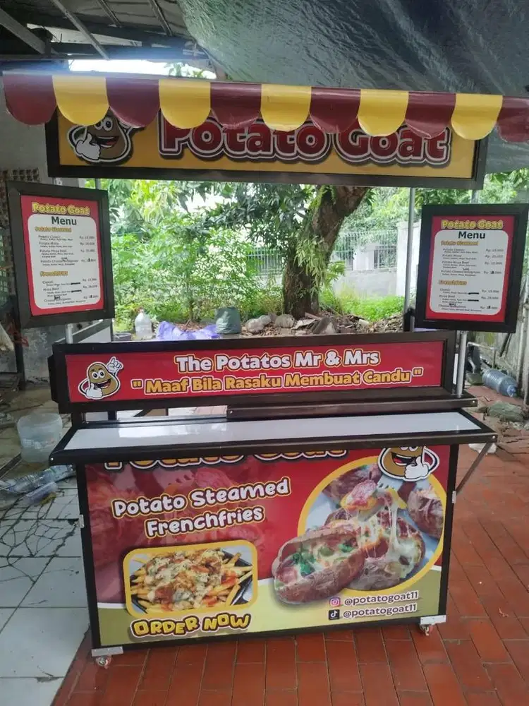 DIJUAL GEROBAK PORTABLE