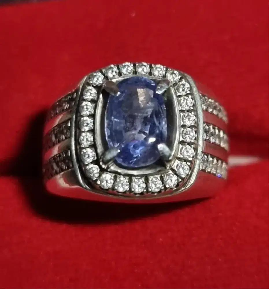 Cincin Blue Safir Ceylon