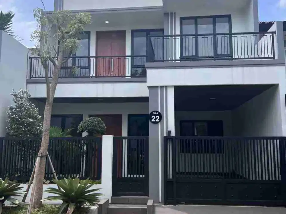 FOR SALE - Rumah Brand New Minimalis Siap Huni Di Graha Raya Bintaro 

Bangunan 2½ lantai 
Luas tanah 128 m²
Luas bangunan 280 m²
Kamar tidur 4+1
Kamar mandi 4+1
Ruang tamu 
Ruang keluarga
Ruang makan
Dapur + kitchen set 
Gudang 1
Service area 
Taman
Carp
