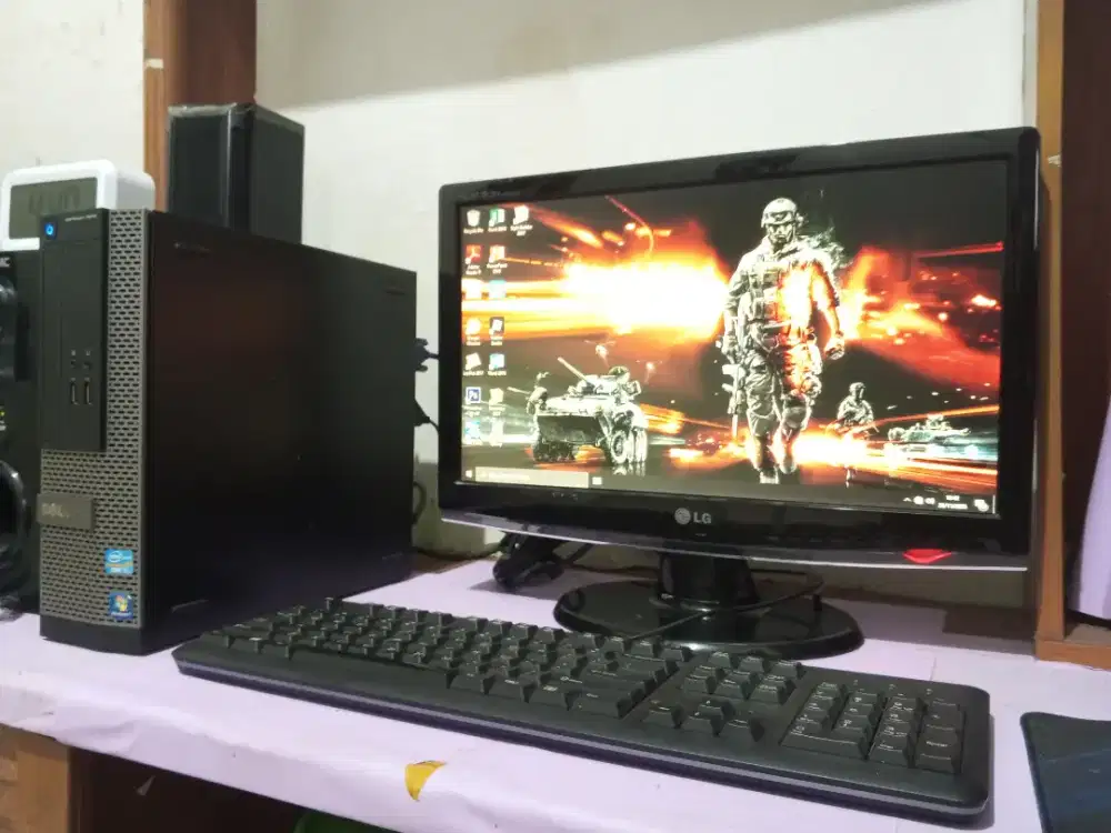 Pc gaming roblox intel core i5 + ram 8gb + monitor 19inch..dell slim