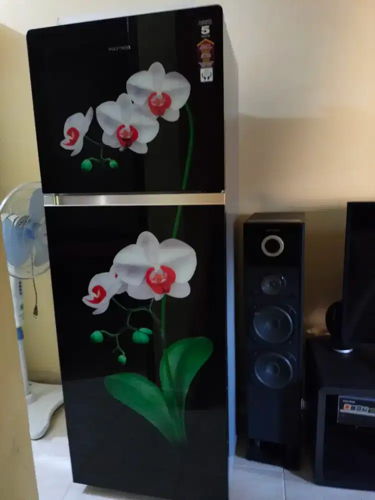 Polytron tempered glass door like new