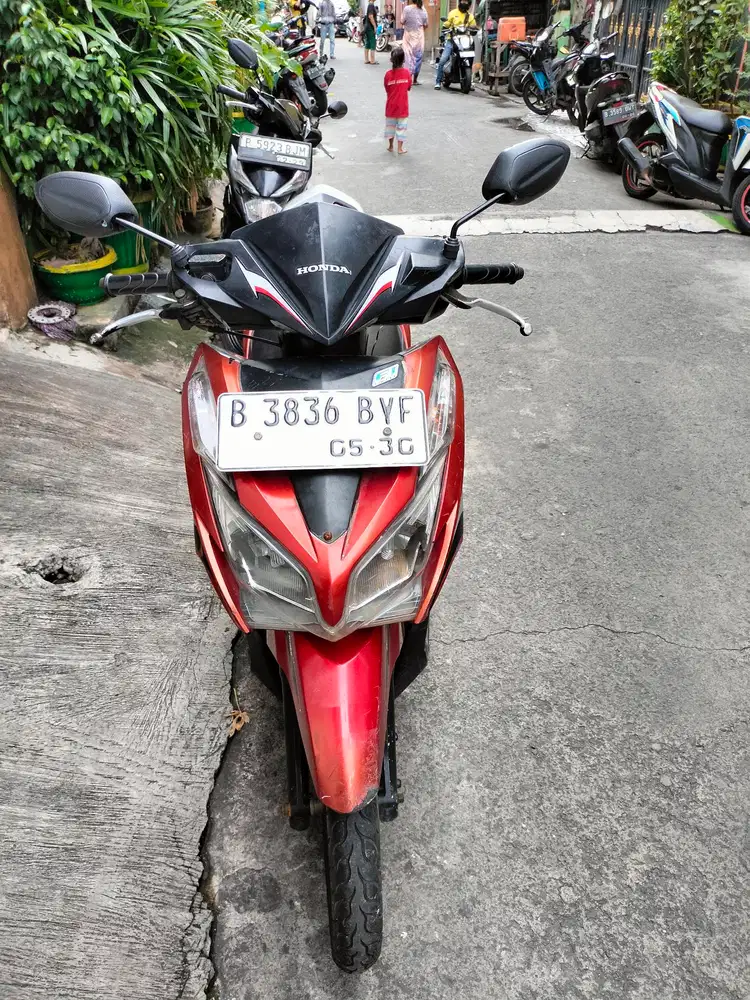 Honda Vario Techno KZR tahun 2014 mesin halus pajak panjang