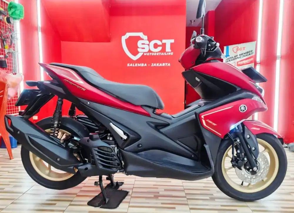 JualCpt90%LikeNew PjkOkt26 KM20Rb YAMAHA AEROX ABS KEYLESS 2020 MERAH