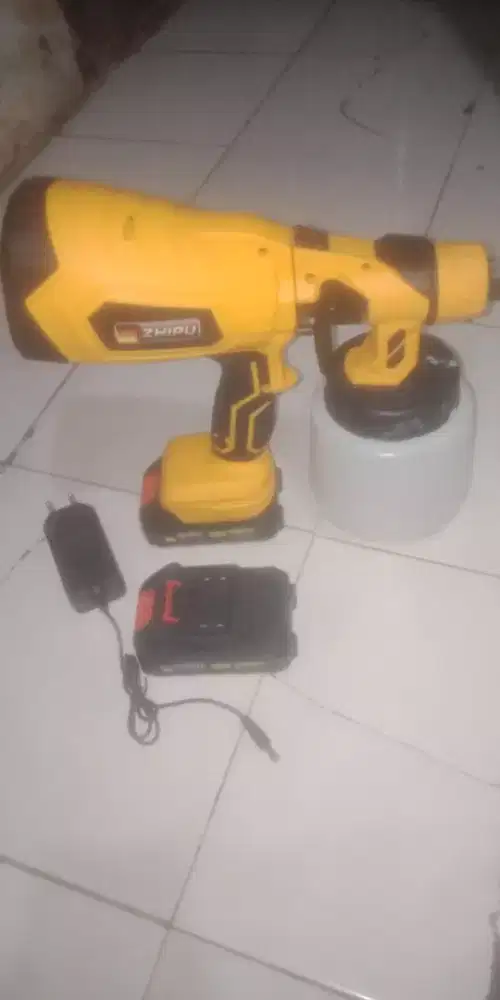 Spraygun cat zippu 2 baterai